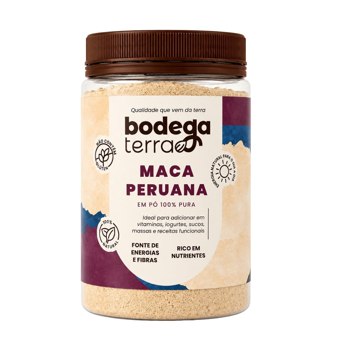 Maca Peruana em Pó 100% Pura