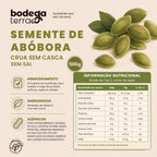 Semente de Abóbora Sem Casca e Sem Sal