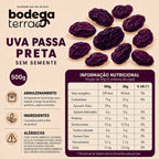 Uva Passa Preta Sem Semente