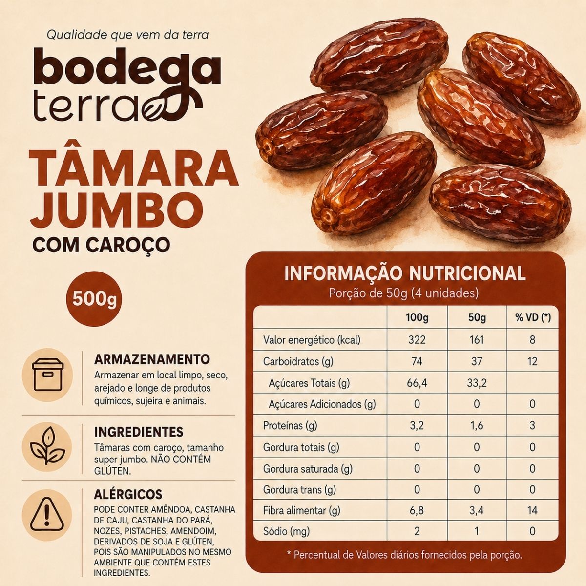 Tâmara Extra Jumbo