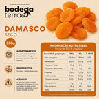 Damasco Desidratado Seco