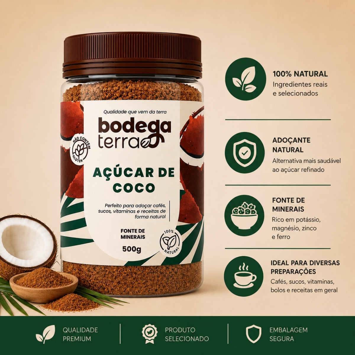 Açúcar de Coco