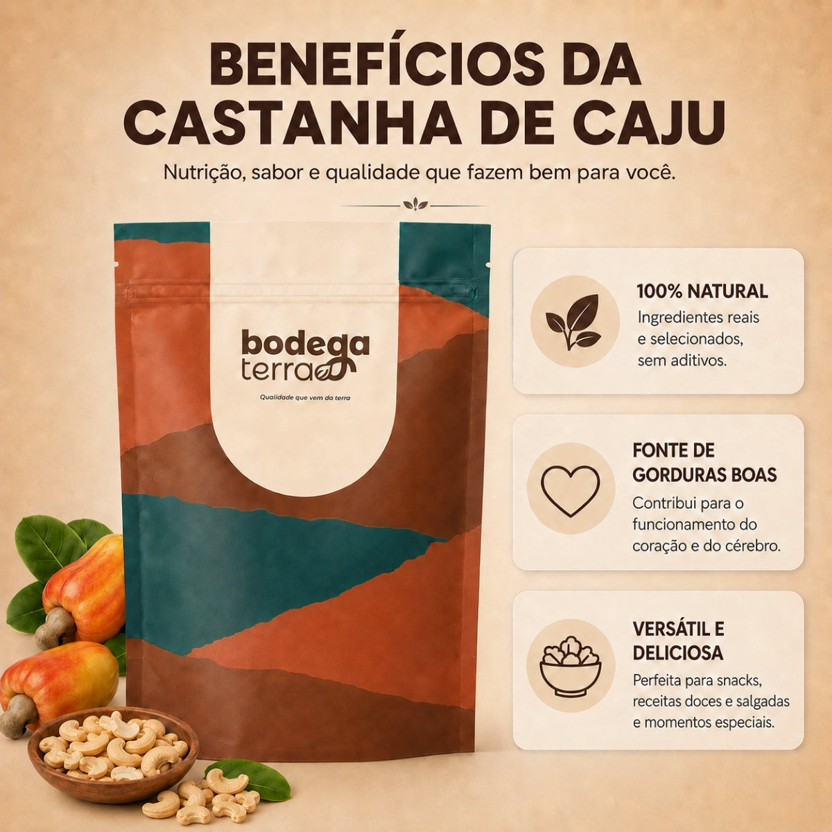 Castanha de Caju em Banda