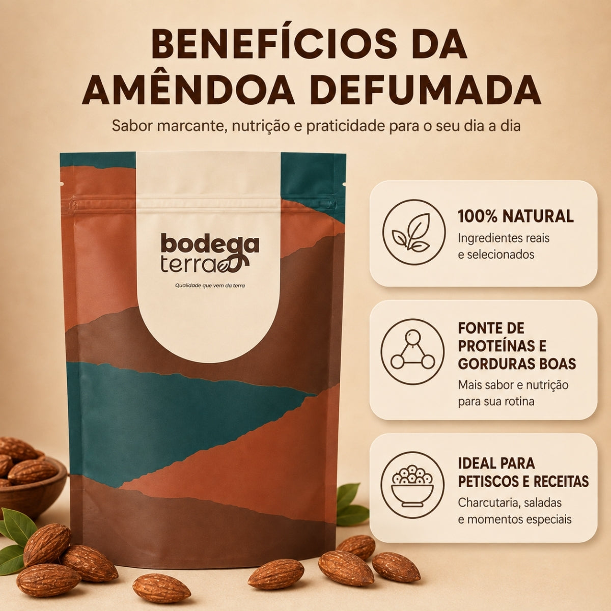 Amêndoa Defumada