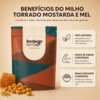 Milho Torrado Mostarda e Mel