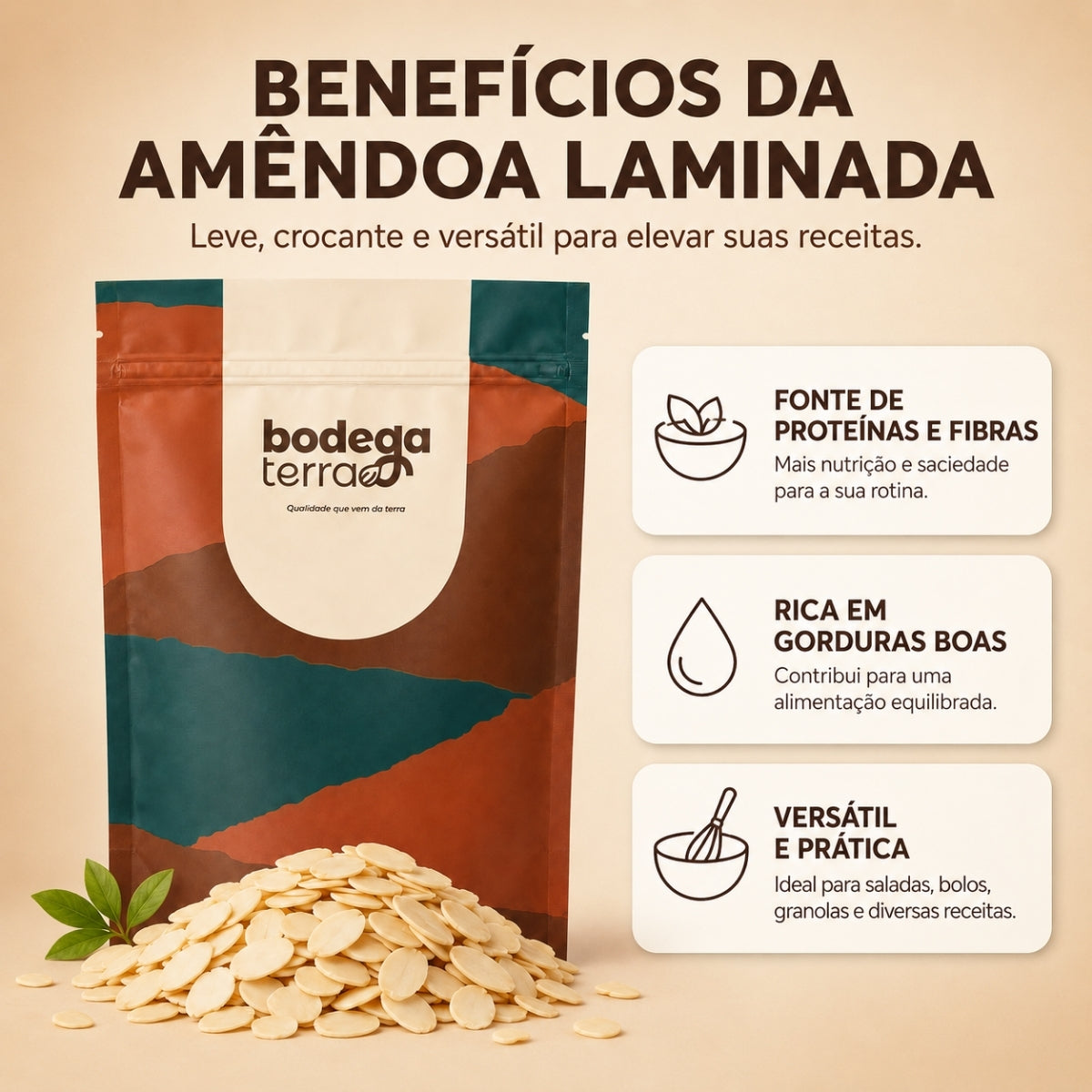 Amêndoa Laminada