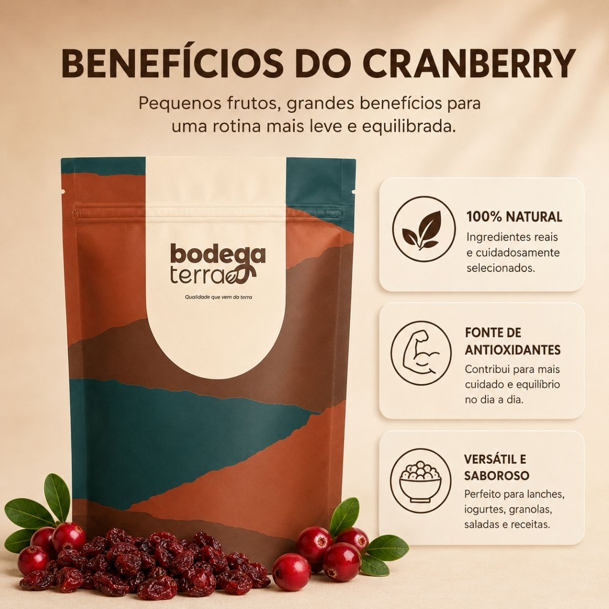 Cranberry Desidratada