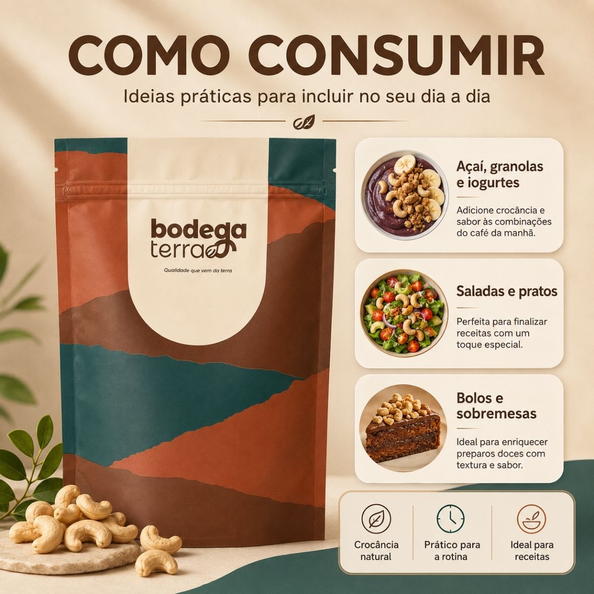 Castanha de Caju Torrada e Salgada (Tipo W1)