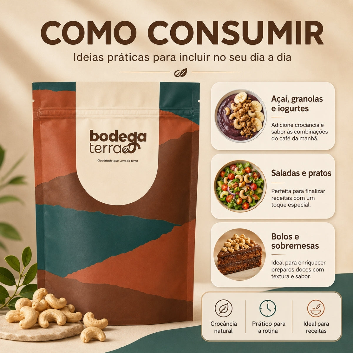 Castanha de Caju em Banda