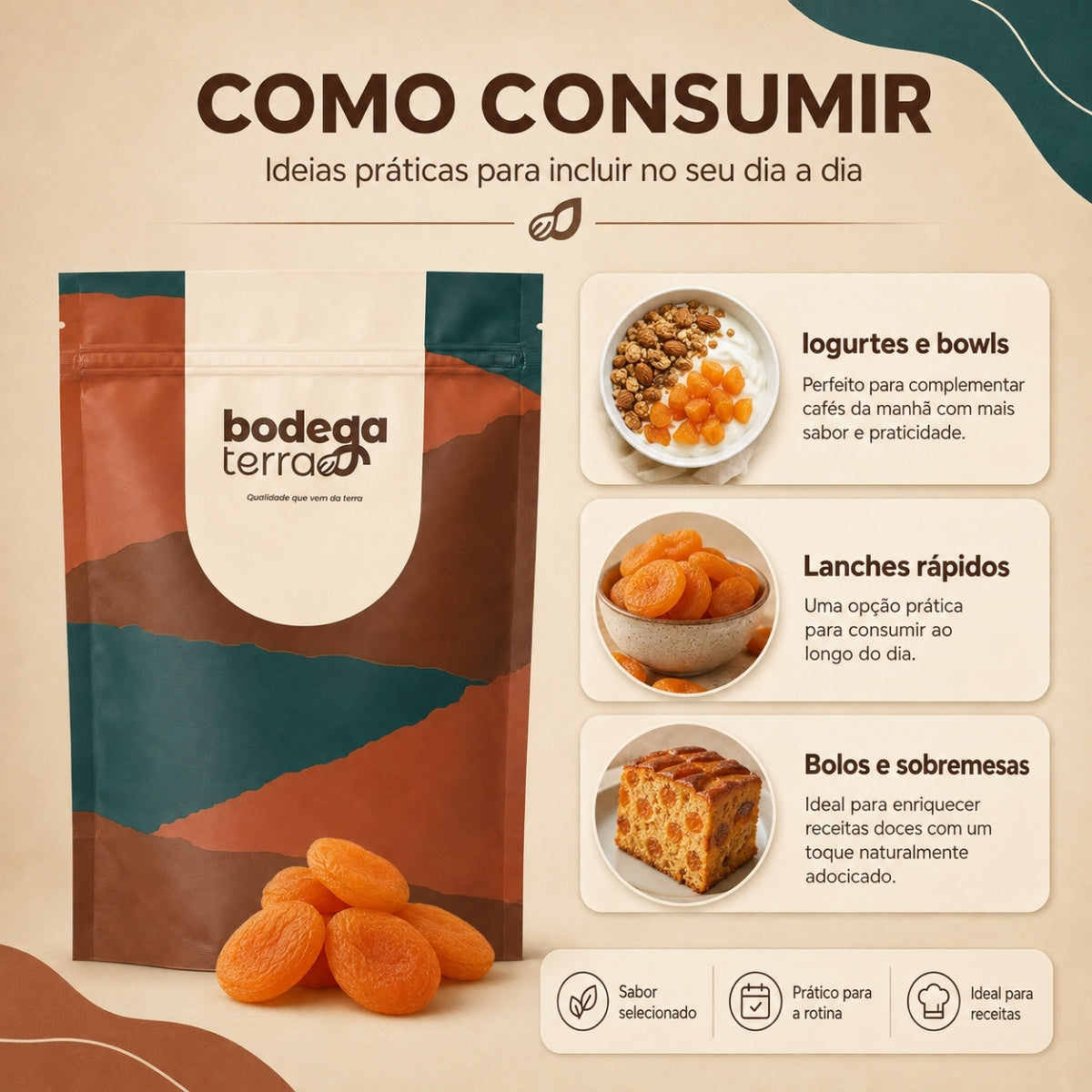 Damasco Desidratado Seco