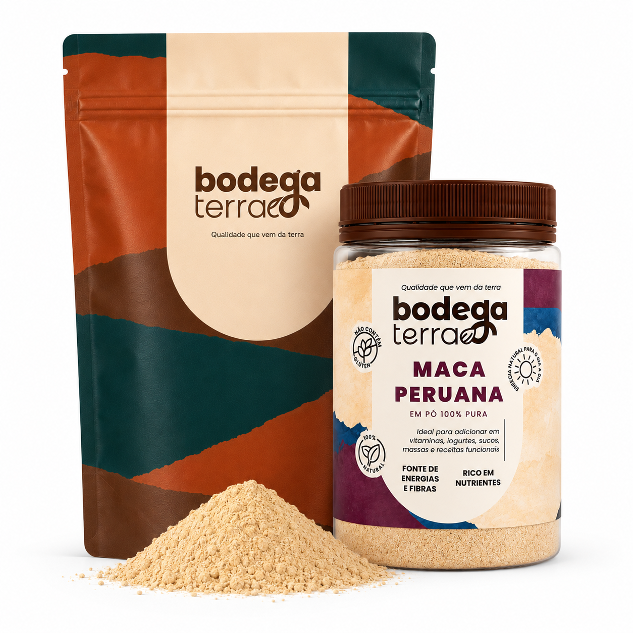 Maca Peruana em Pó 100% Pura