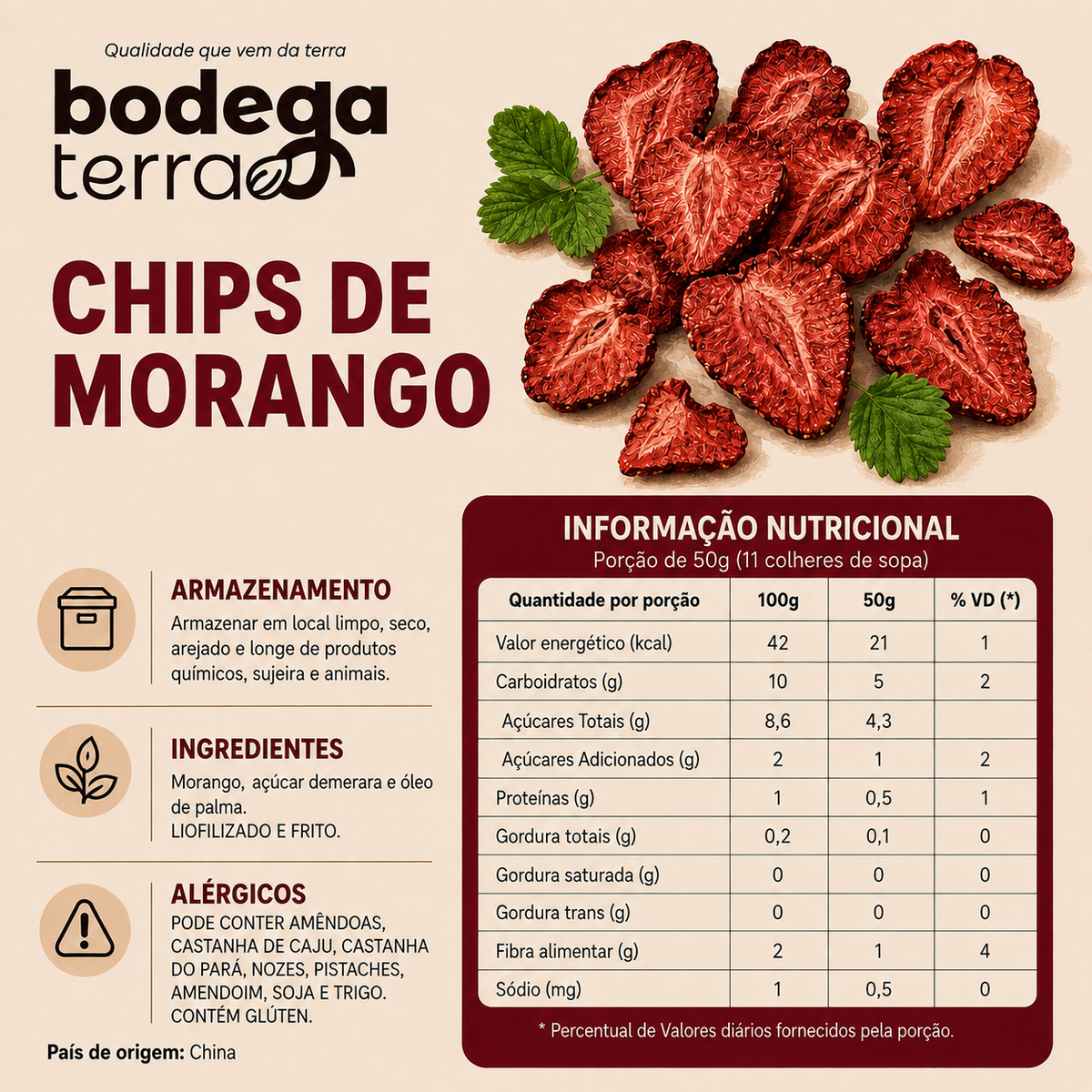 Chips De Morango