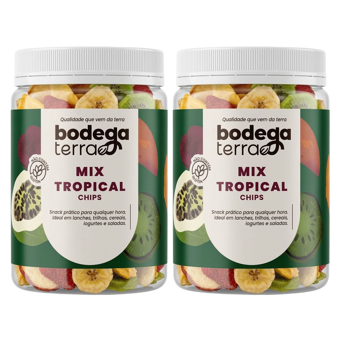 Mix De Frutas Tropical Chips Desidratadas