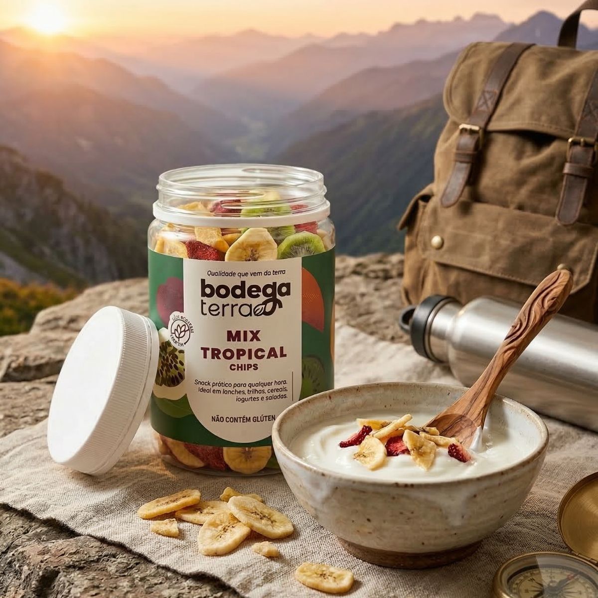 Mix De Frutas Tropical Chips Desidratadas