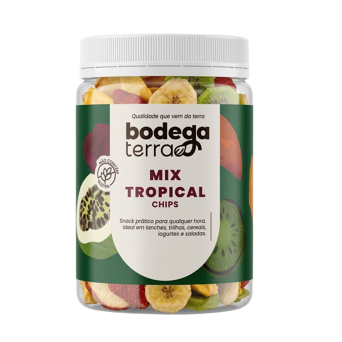 Mix De Frutas Tropical Chips Desidratadas