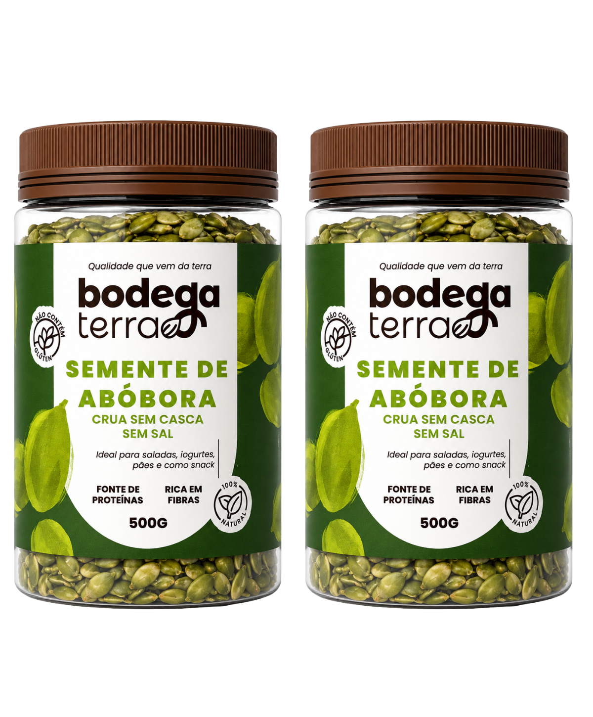 Semente de Abóbora Sem Casca e Sem Sal