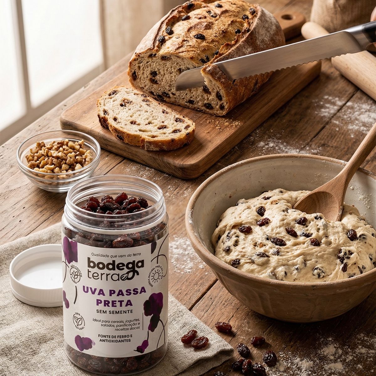 Uva Passa Preta Sem Semente