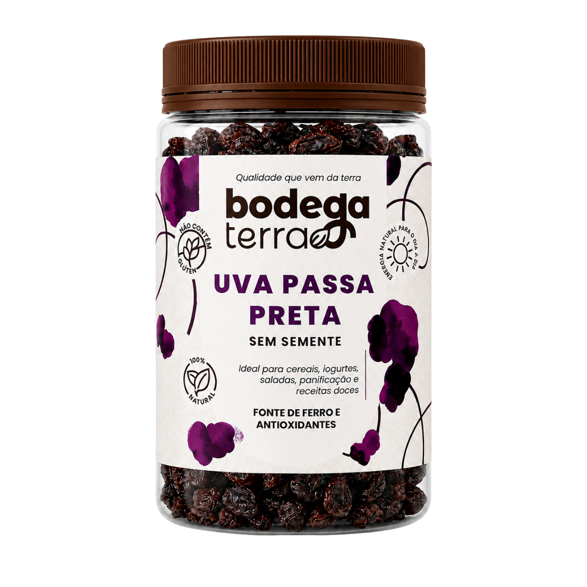 Uva Passa Preta Sem Semente
