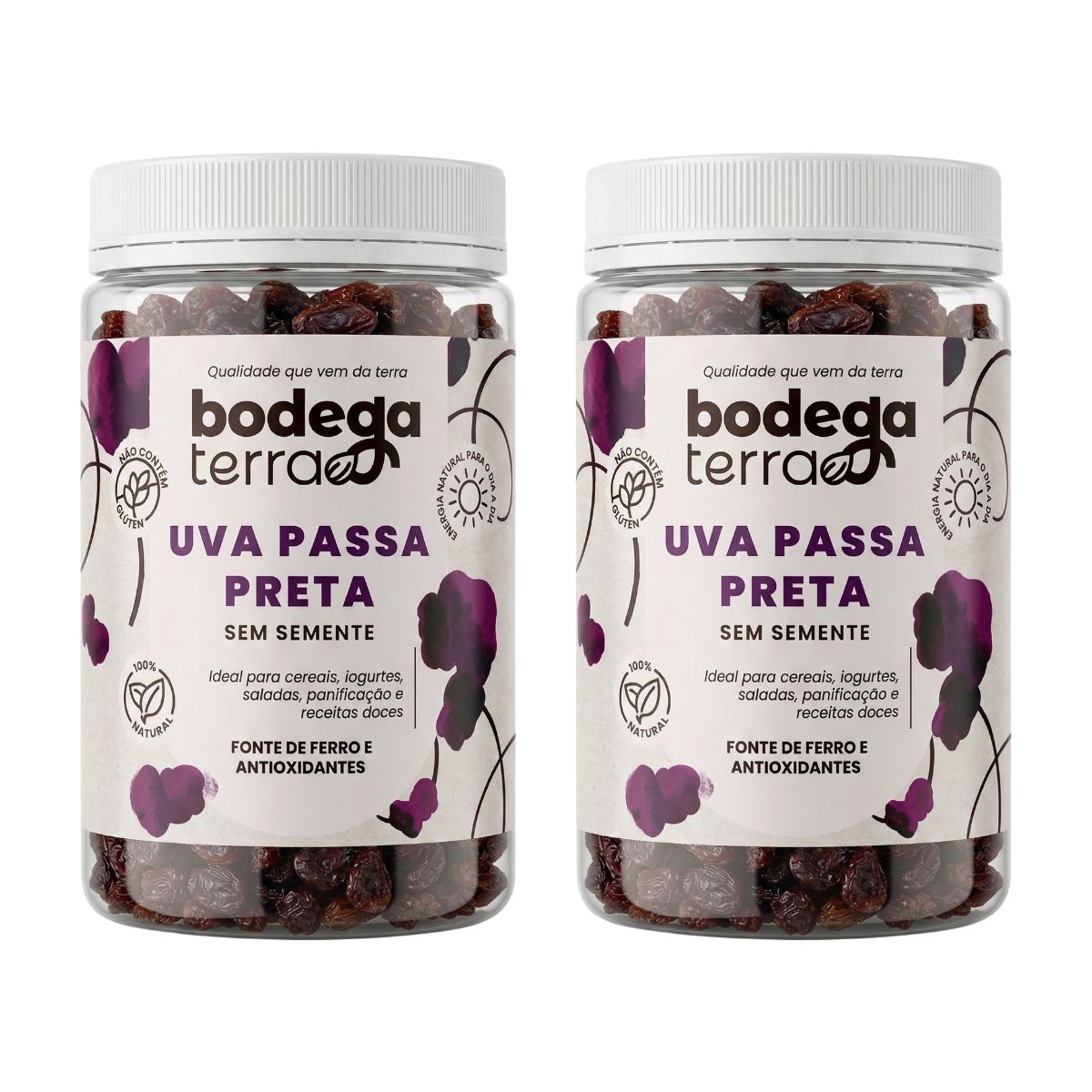 Uva Passa Preta Sem Semente
