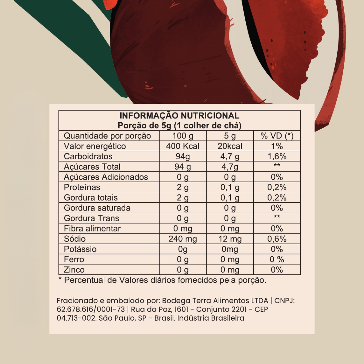 Açúcar de Coco em Pó